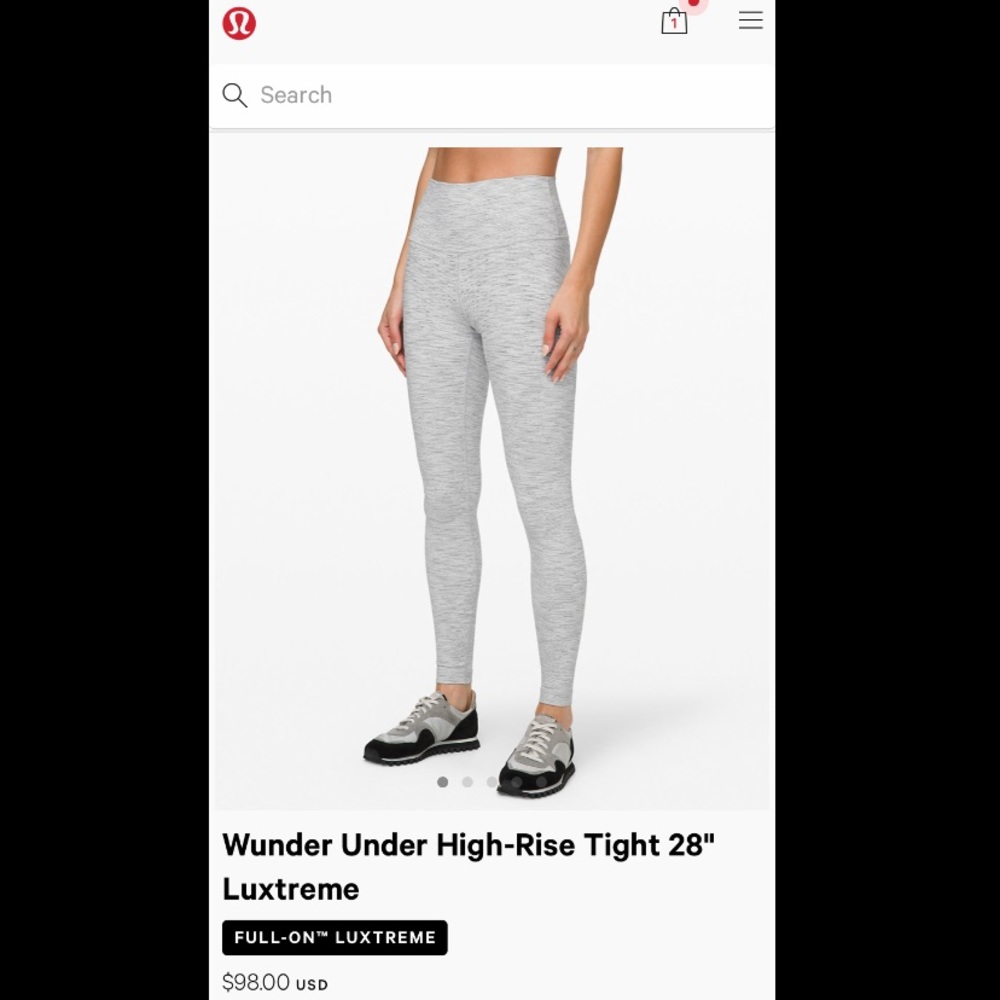 NEW Wunder Under High-Rise Tight 28" 
Luxtreme!!